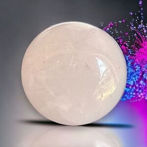 Rose Quartz‎ Crystal Marble Sphere (#1)